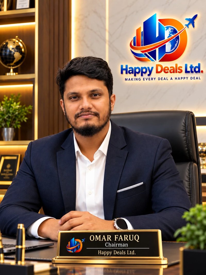 Omar Faruq — Chairman & Co Founder, Happy Deals Ltd.